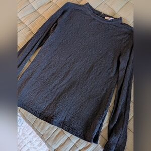 Loft Black Long Sleeve Top